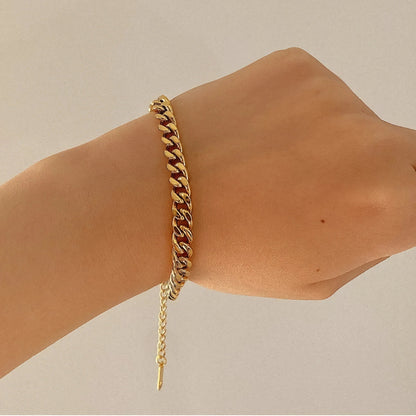 [Gaonasi]Jean Gold Chain Bracelet