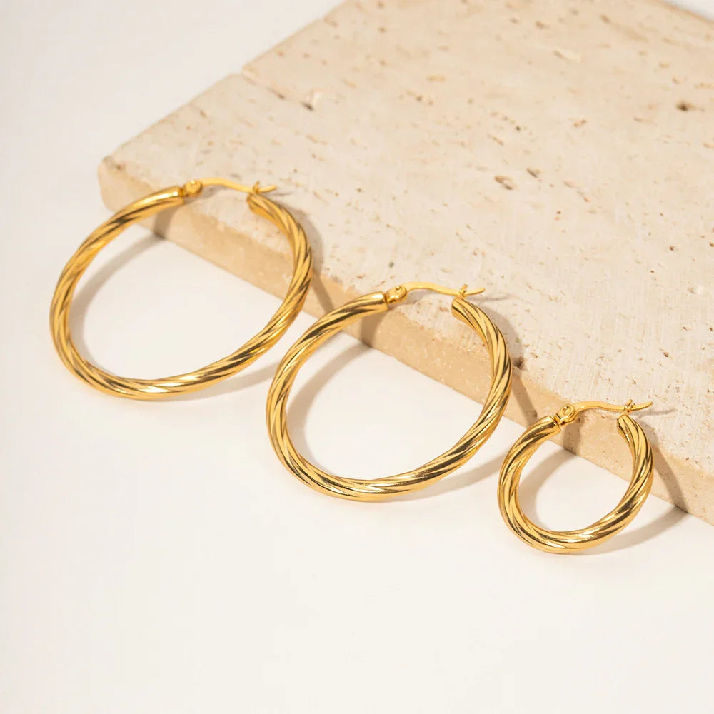[Gaonasi]Zephy Hoop Earrings