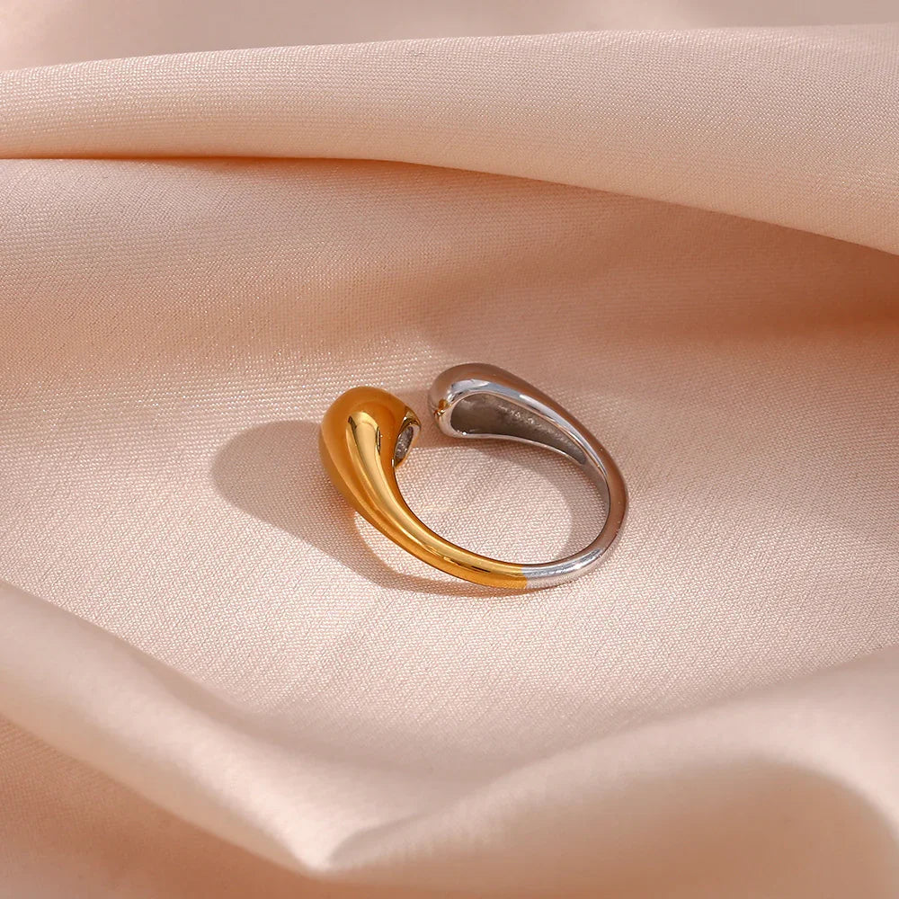 [Gaonasi]Seren Two Tone Gold Ring
