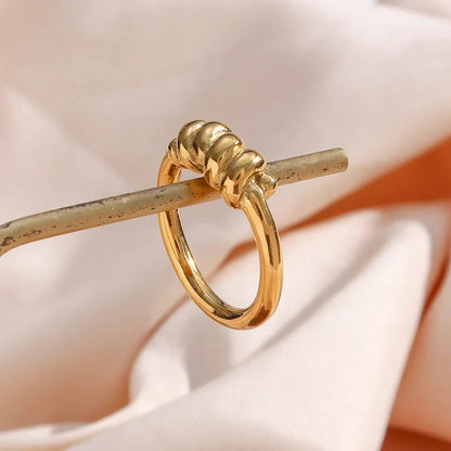[Gaonasi]Lacrima Gold Ring