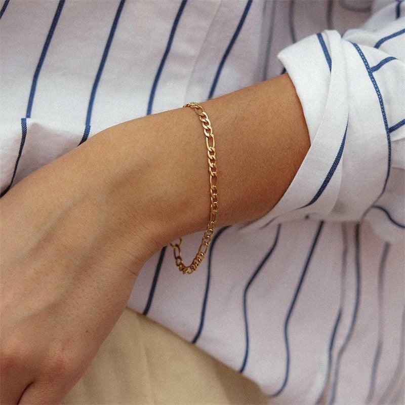 [Gaonasi]Saturn Gold Chain Bracelet