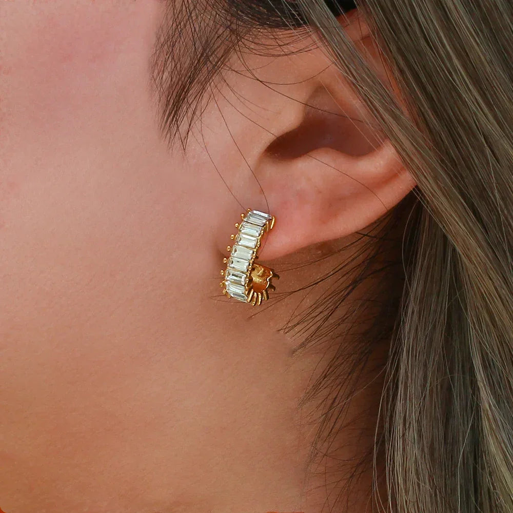 [Gaonasi]Agnes Diamond Earrings