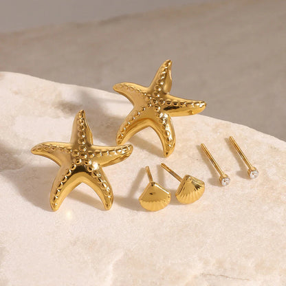 [Gaonasi]Arielle Ocean-Inspired Earring Bundle