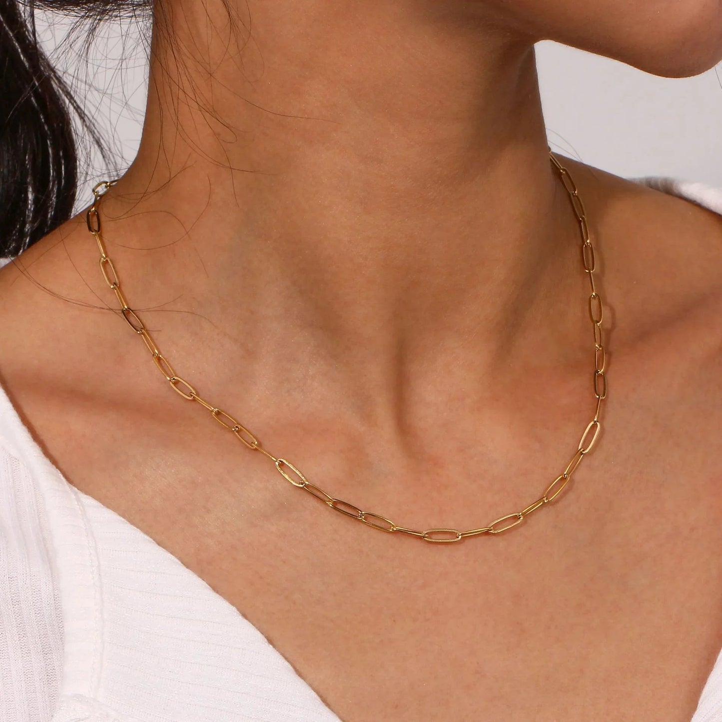 [Gaonasi]Lena Golden Chain Necklace