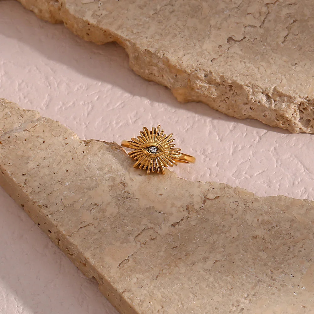 [Gaonasi]Solana Gold Ring