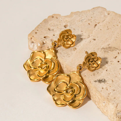 [Gaonasi]Thelma Gold Earrings