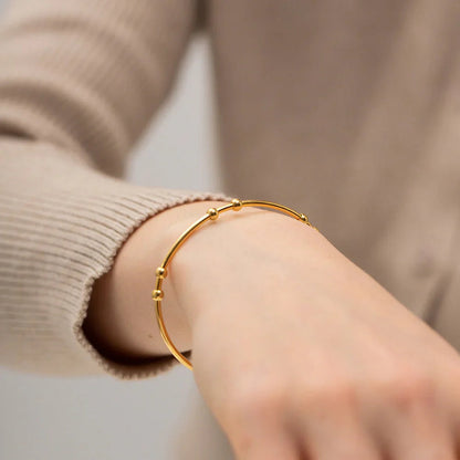 [Gaonasi]Alora Gold Bangle