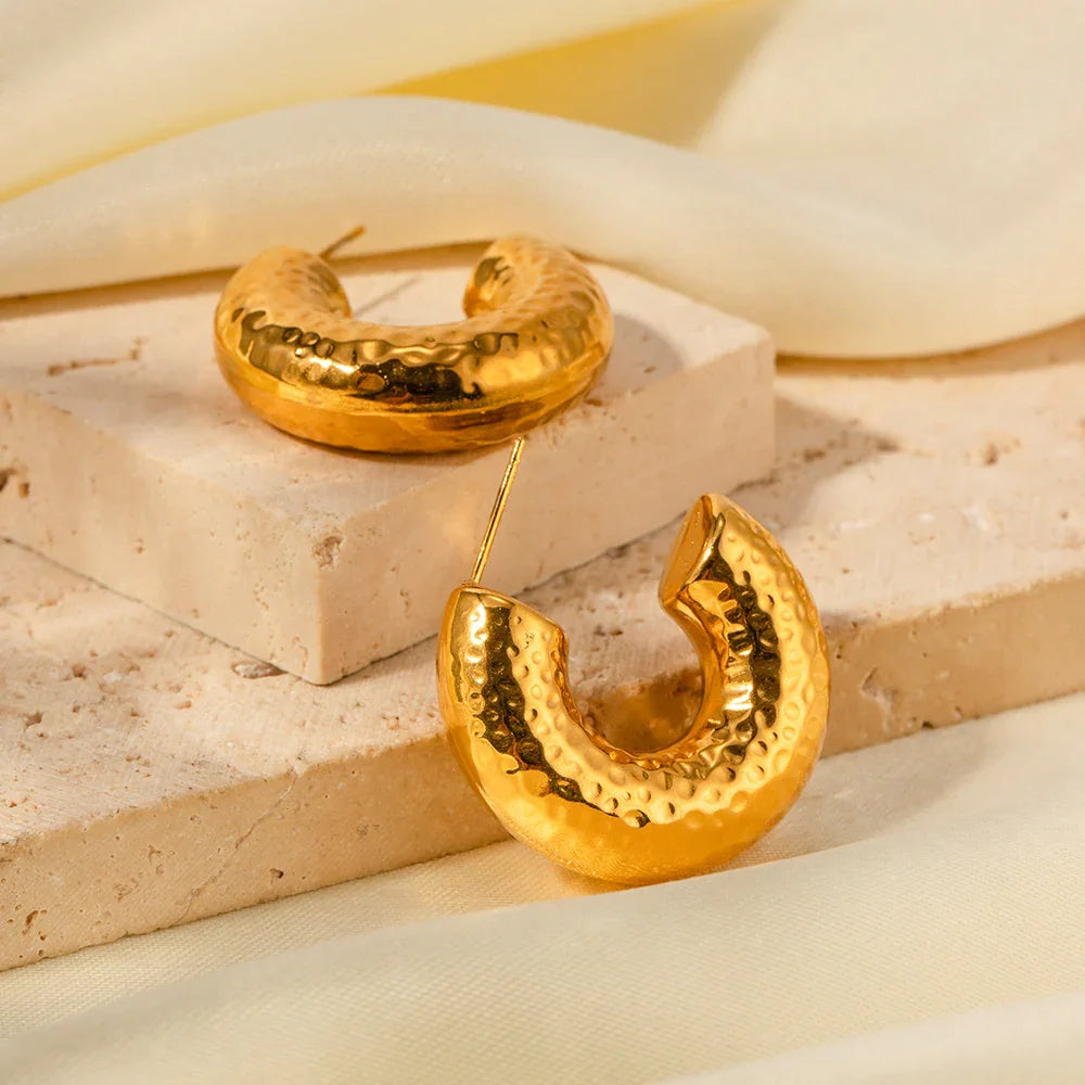 [Gaonasi]Bethany Gold Earrings