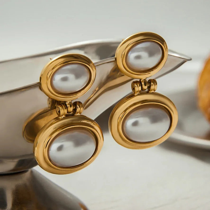 [Gaonasi]Winnie Freshwater Pearl Earrings