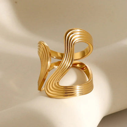 [Gaonasi]Vivi Twisted Band Gold Ring