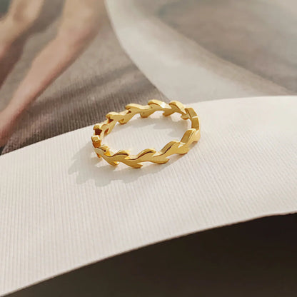 [Gaonasi]Rhea Golden Vine Ring