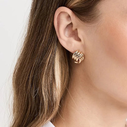 [Gaonasi]Avalon Gold Earrings