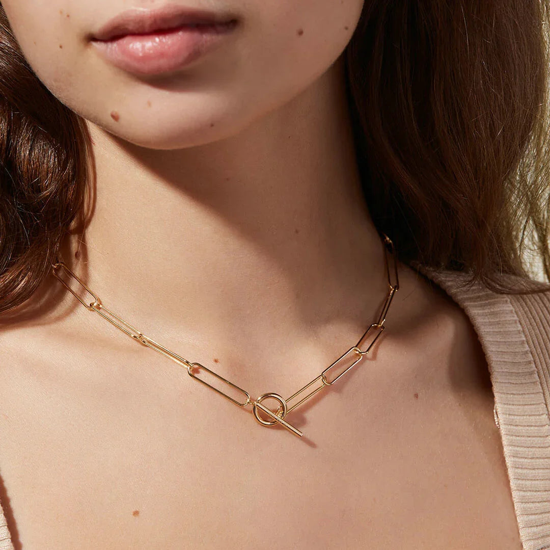 [Gaonasi]Joyce Gold Necklace