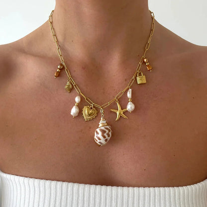 [Gaonasi]Pacific Freshwater Pearl Necklace