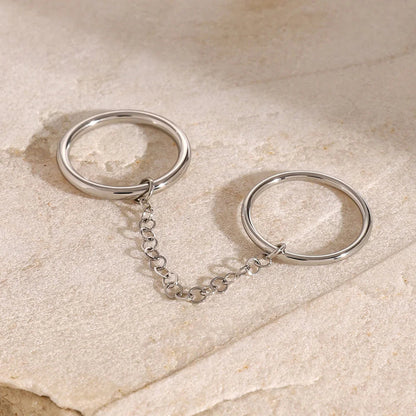[Gaonasi]Bridget Chain Stacked Ring