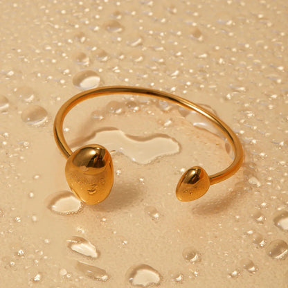 [Gaonasi]Mallory Minimalist Gold Cuff