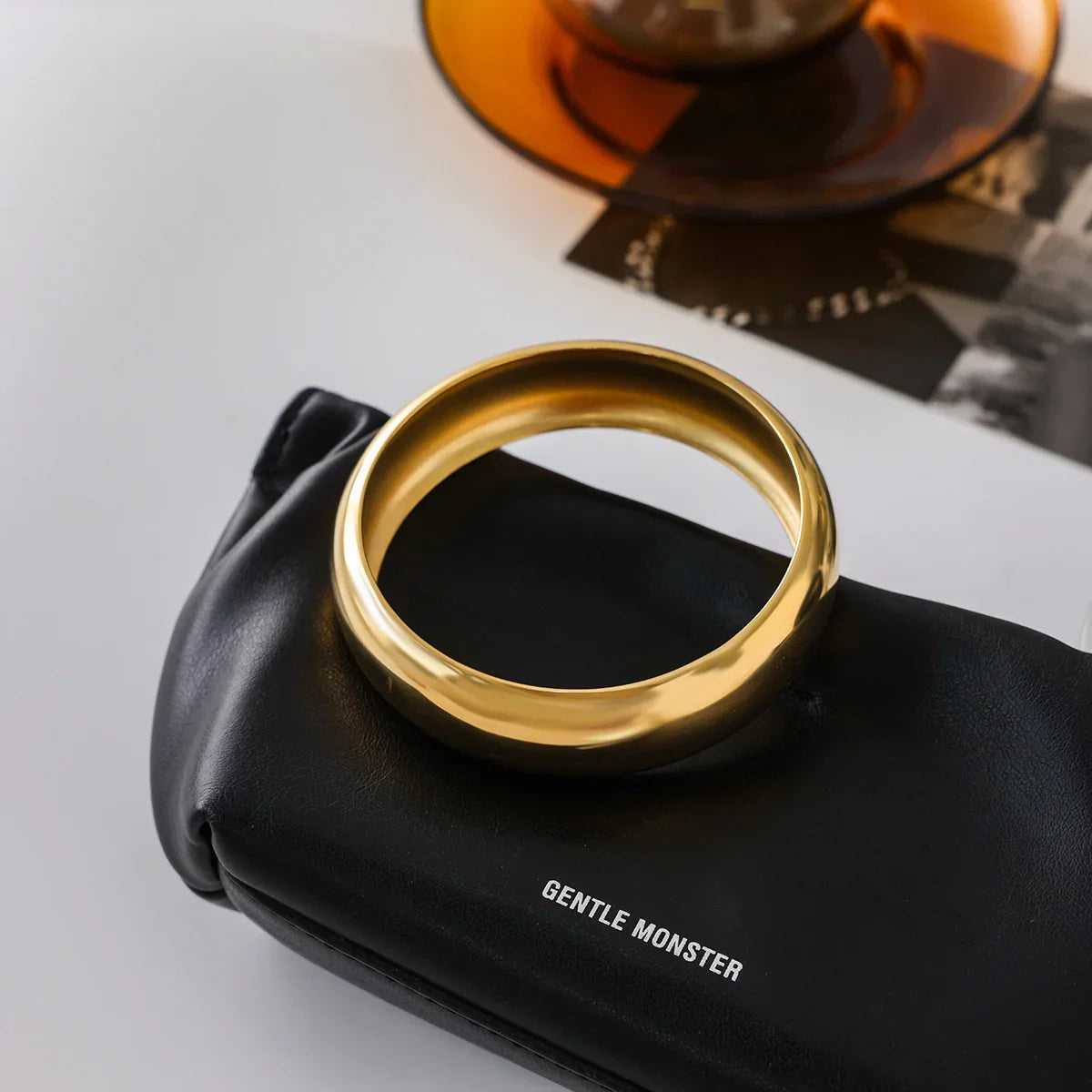 [Gaonasi]Maelis Smooth Gold Bangle