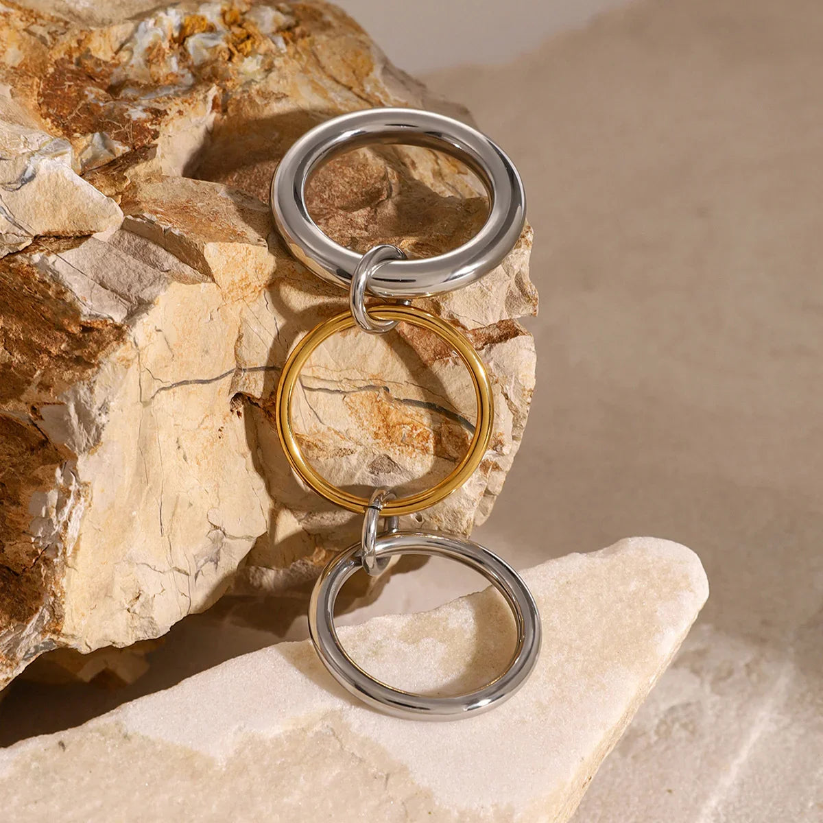 [Gaonasi]Canaria Stacked Ring