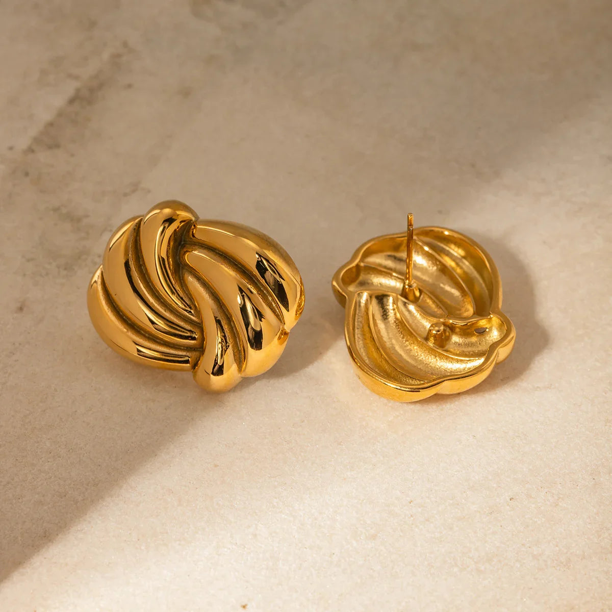 [Gaonasi]Floriana Gold Earrings