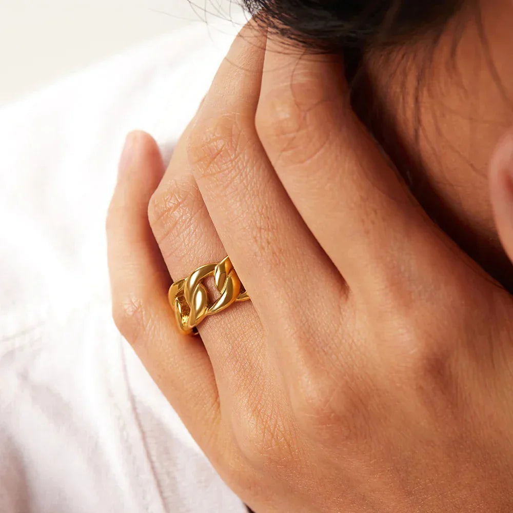 [Gaonasi]Splendor Gold Ring