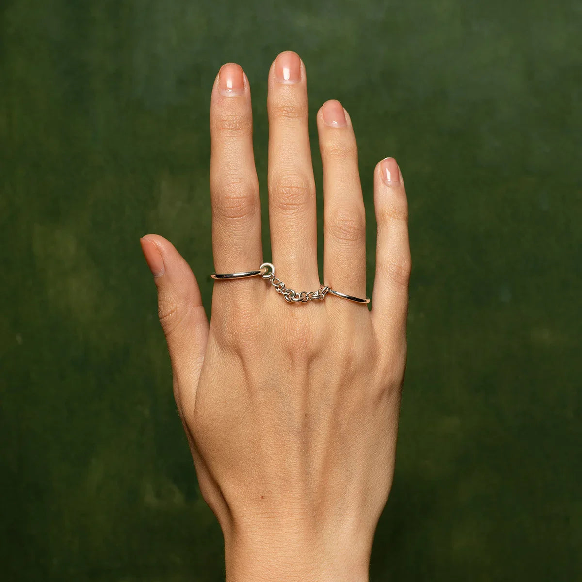 [Gaonasi]Bridget Chain Stacked Ring