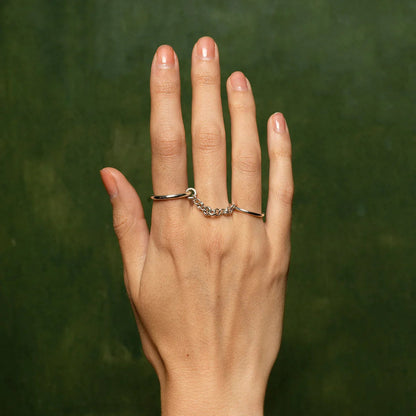 [Gaonasi]Bridget Chain Stacked Ring