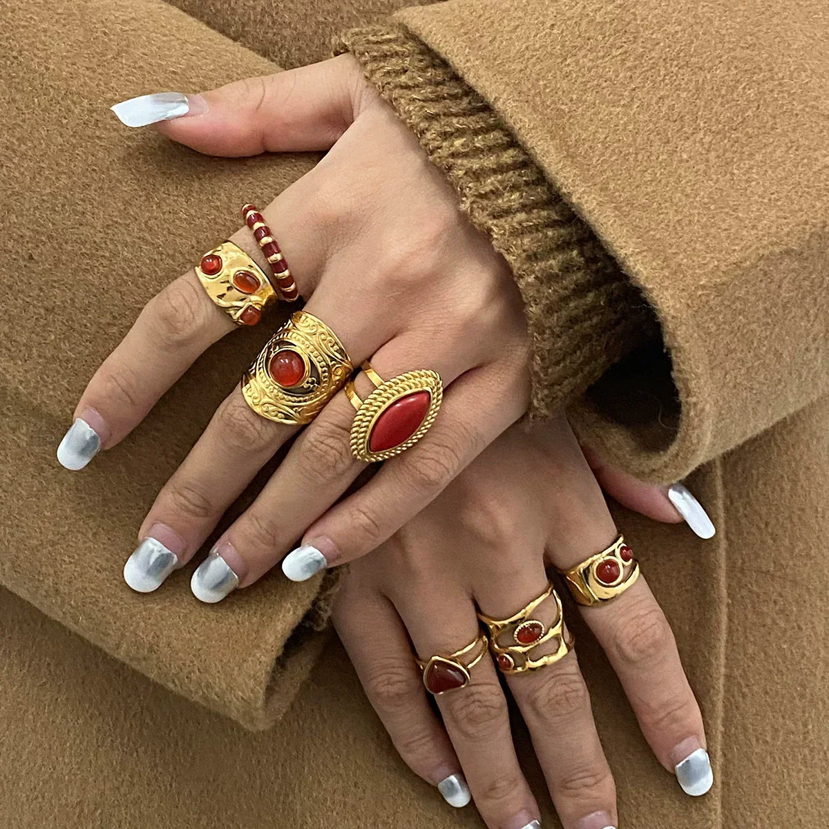 [Gaonasi]Heidi Marquise Gold Ring