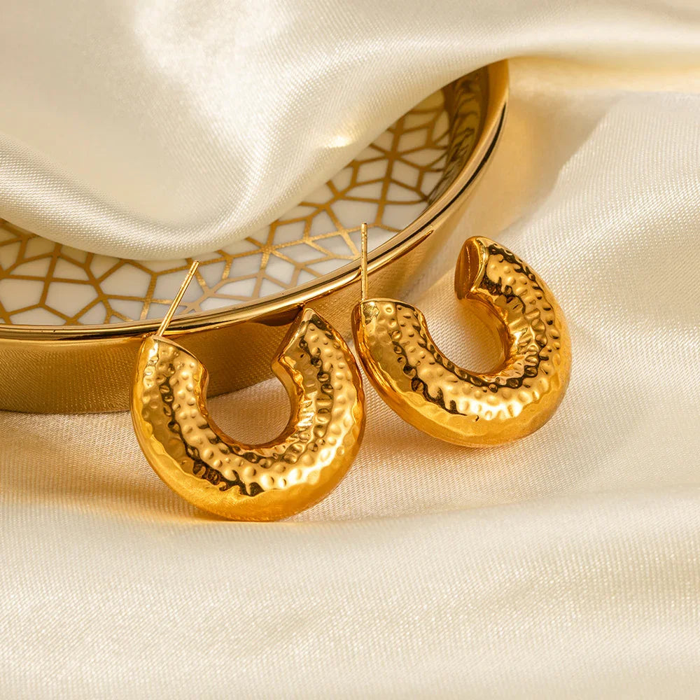 [Gaonasi]Bethany Gold Earrings