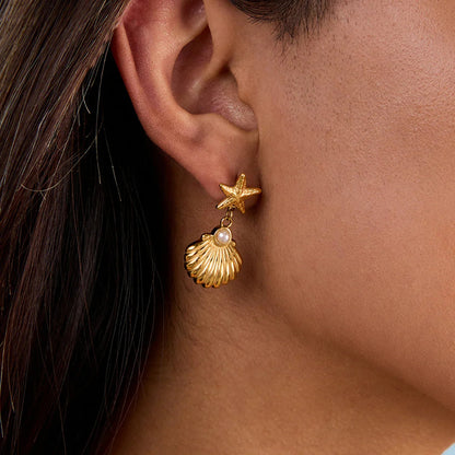 [Gaonasi]Bernadette Freshwater Pearl Earrings