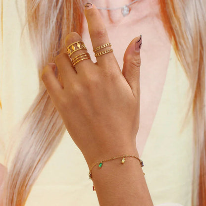 [Gaonasi]Josephine Gemstone Bracelet