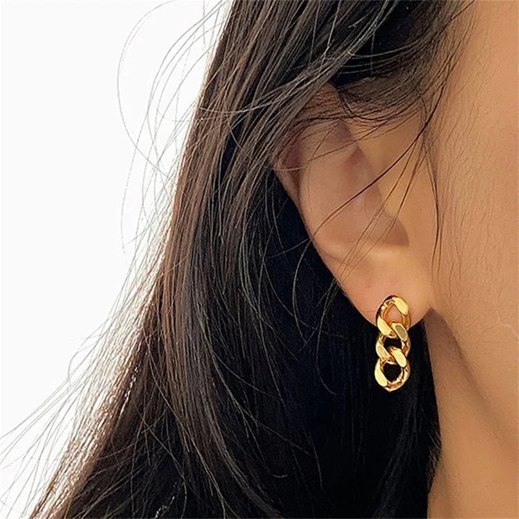[Gaonasi]Giselle Gold Chain Earring