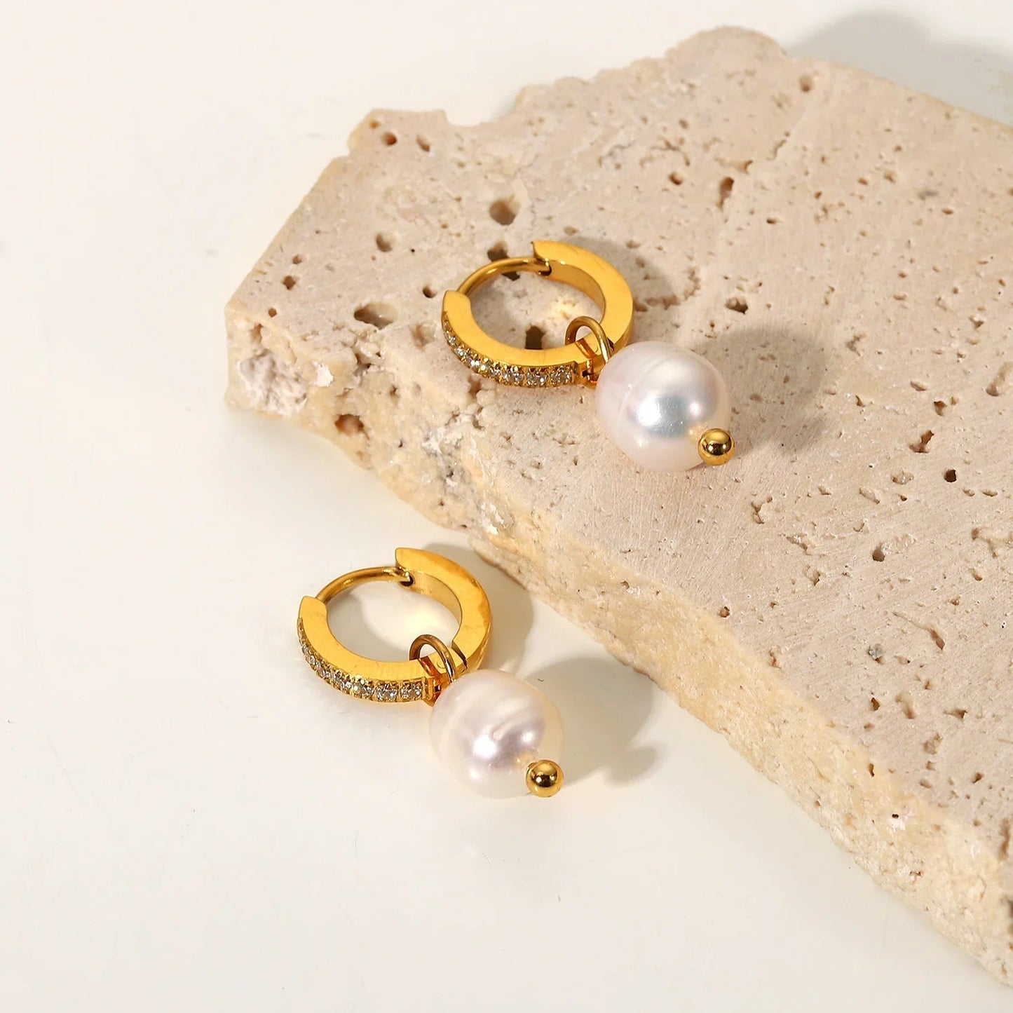 [Gaonasi]Sara Pearl Earrings