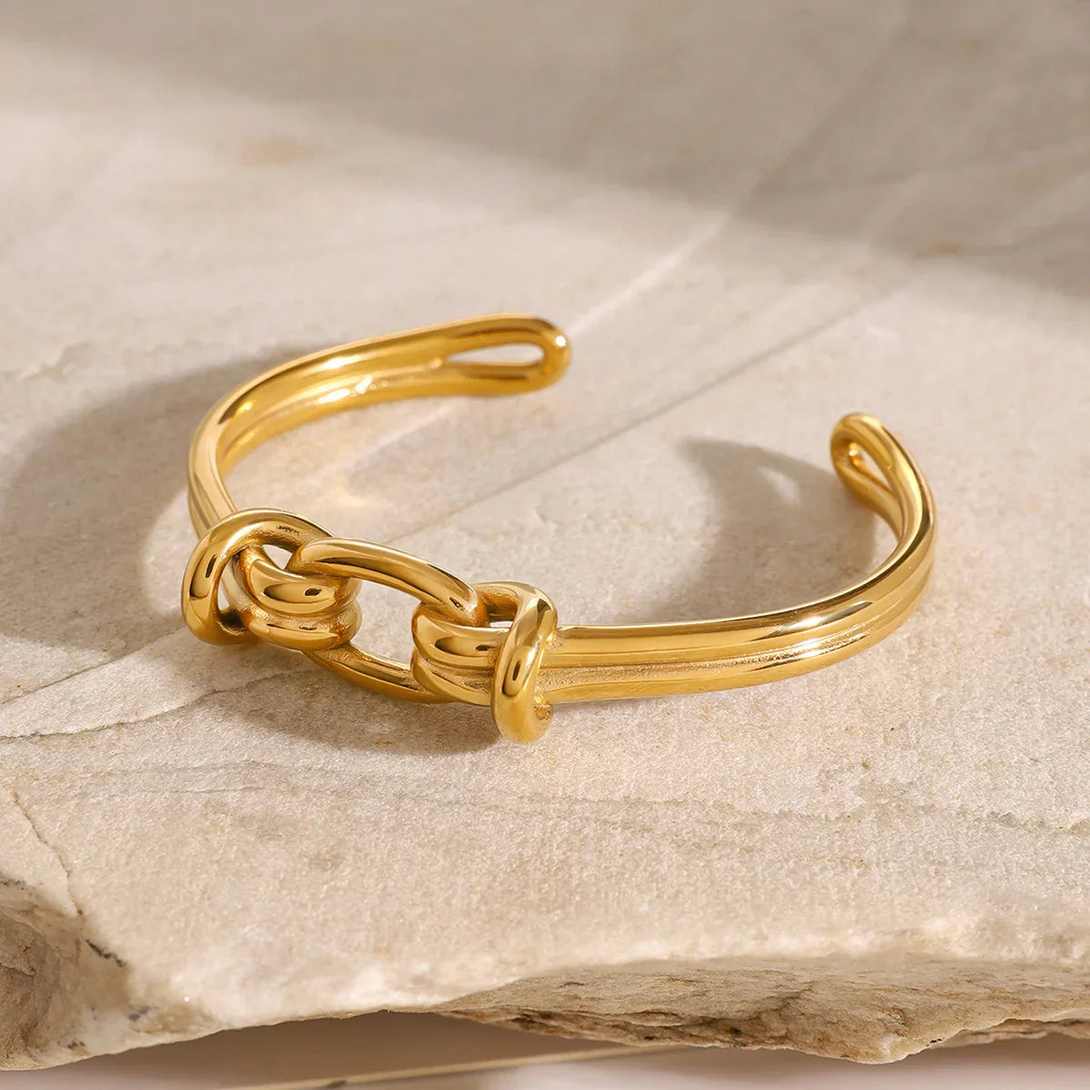 [Gaonasi]Luce Gold Knot Bangle