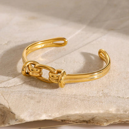 [Gaonasi]Luce Gold Knot Bangle