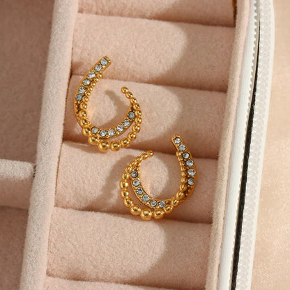 [Gaonasi]Nola Gold Earrings
