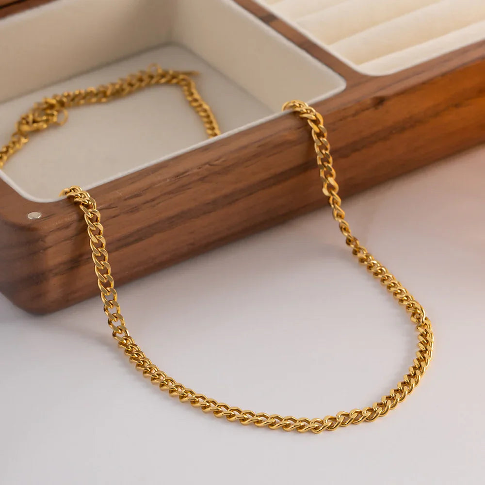 [Gaonasi]Avana Gold Chain Necklace