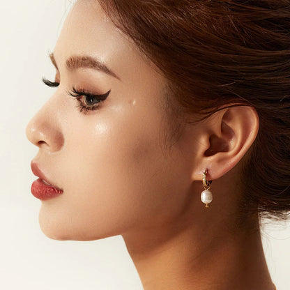[Gaonasi]Sara Pearl Earrings