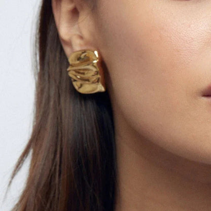 [Gaonasi]Evette Gold Earrings