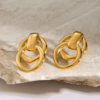 [Gaonasi]Zoey Gold Earrings