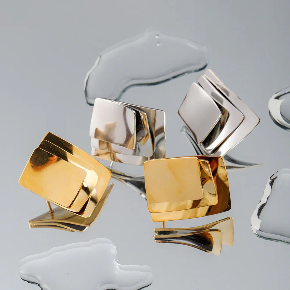 [Gaonasi]Hettie Gold Earrings
