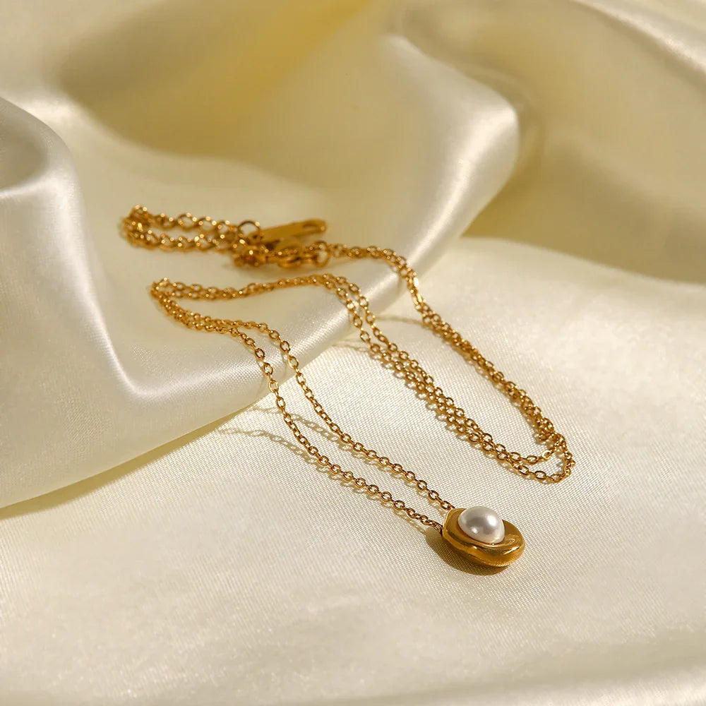 [Gaonasi]Nancy Freshwater Pearl Necklace