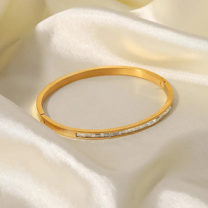 [Gaonasi]Grace Gold Diamond Bangle