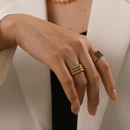 [Gaonasi]Serenity Diamond Gold Ring