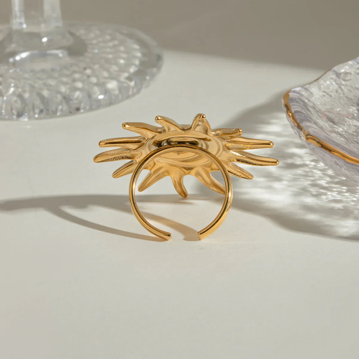 [Gaonasi]Solstice Golden Sun Ring