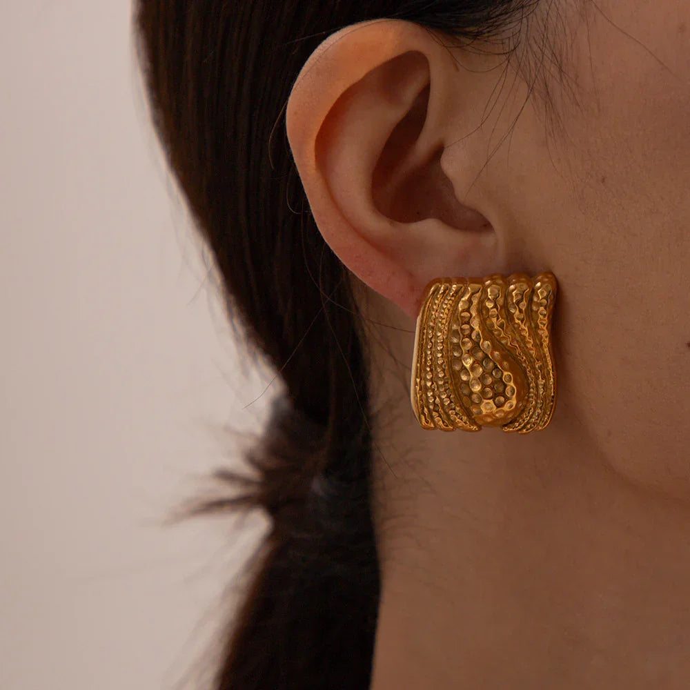 [Gaonasi]Marigold Gold Earrings