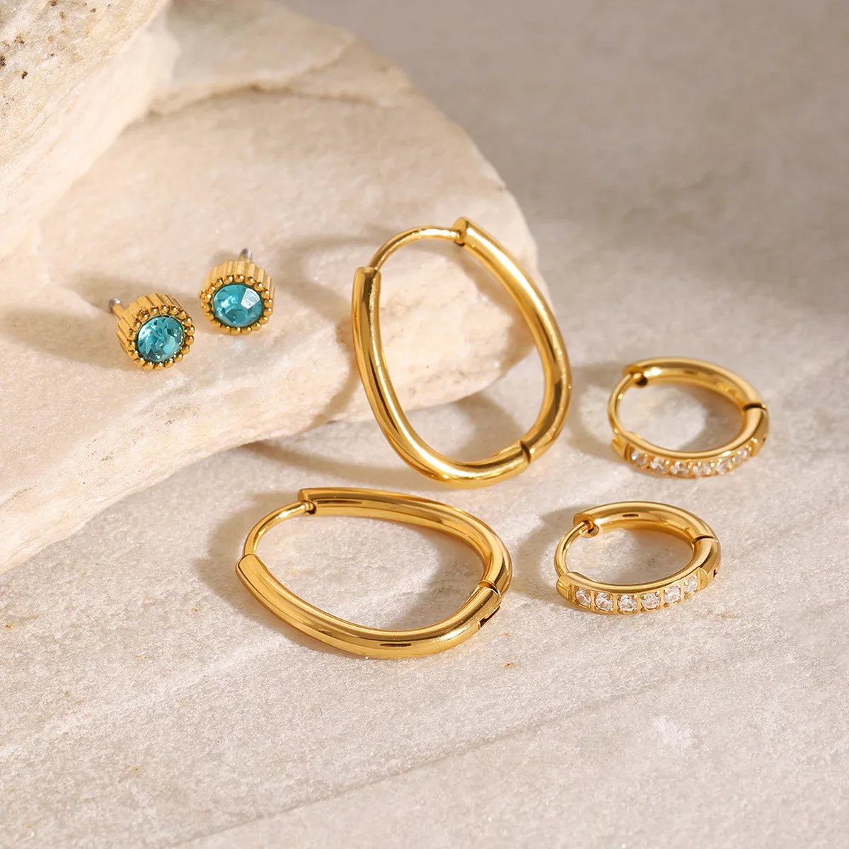 [Gaonasi]Kylie Diamond Earring Bundle