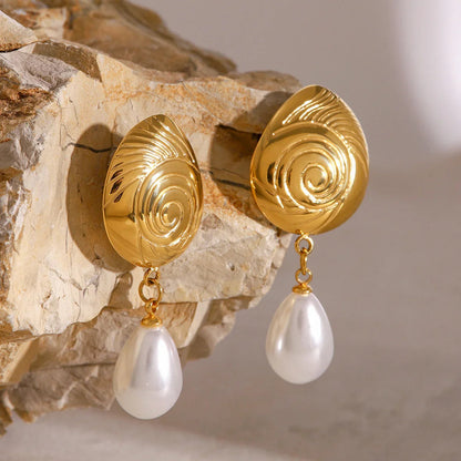 [Gaonasi]Eleonora Freshwater Pearl Earrings