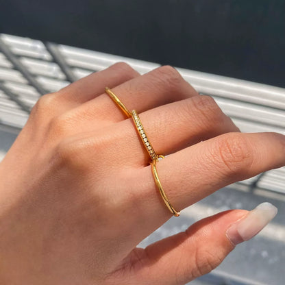 [Gaonasi]Divine Diamond Ring Stack
