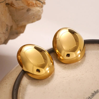[Gaonasi]Callista Gold Bean Earrings