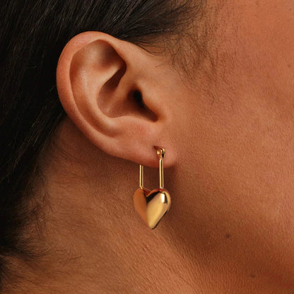 [Gaonasi]Jessamine Heart Earrings